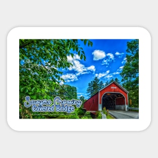 Sawyers Crossing Covered Bridge Sticker